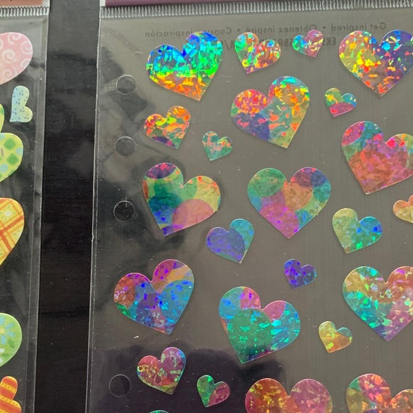 Heart Stickers Set - Multicolor - Picture 3 of 4